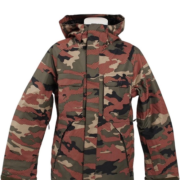 Oakley Camouflage Jacket with Orange Accents - Picture 1 of 12